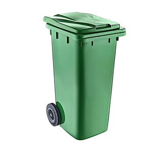 KONTEYNER PEDALLI YEŞİL 120 LT #1
