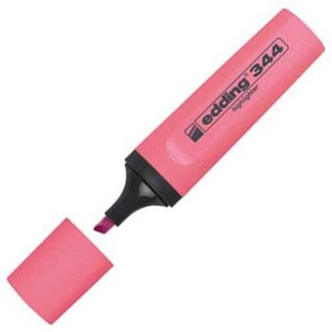 EDDING 344 FOSFORLU KALEM PEMBE TEKLİ #1
