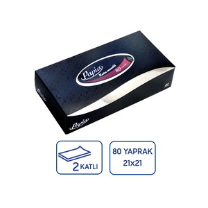 PAPIA MAXİ KUTU MENDİL 80 YAPRAK #1