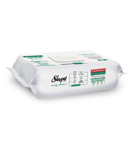 SLEEPY EASY CLEAN YEŞİL BEYAZ SABUN KATKILI YÜZEY TEMİZLİK HAVLUSU 100 LÜ #1