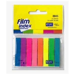 KRAF 8845 POST-İT INDEX FILM PP 8 RENK 25 SAYFA #1