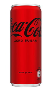 COCA COLA ZERO KUTU 250 ML 24 LÜ #1