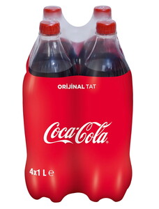 COCA COLA PET 1 LT 4 LÜ #1