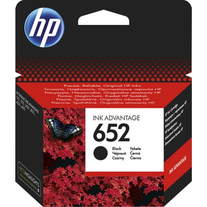 HP F6V25AE No:652 MÜREKKEP KARTUŞ SİYAH 1N #1