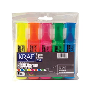 KRAF 330 FOSFORLU KALEM 5 Lİ SET #1